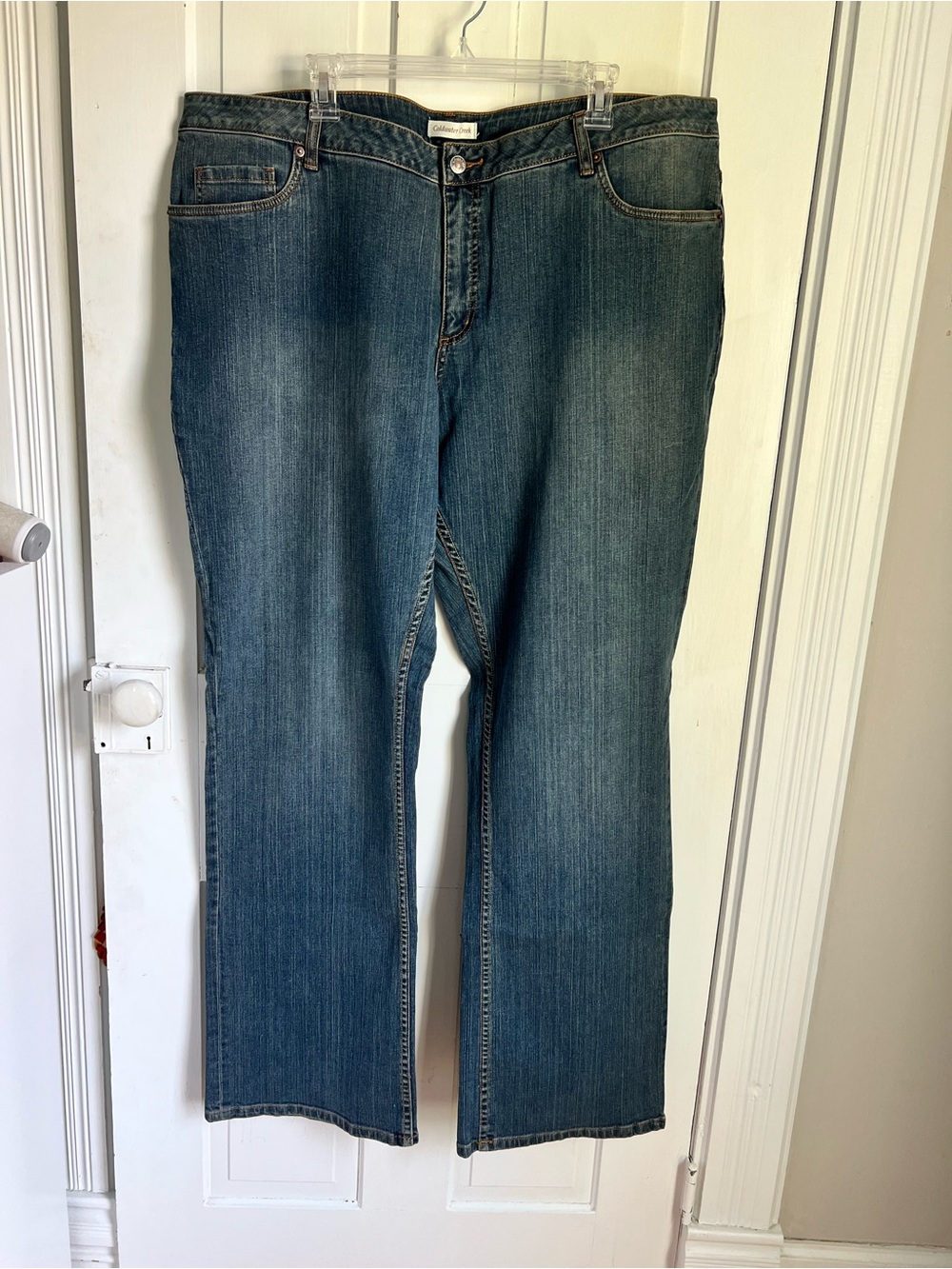 Coldwater Creek Women’s Straight-Leg Blue Denim Jeans size 24W